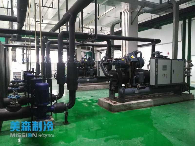 水冷螺桿式冷水機-四川奧邦藥業(yè)